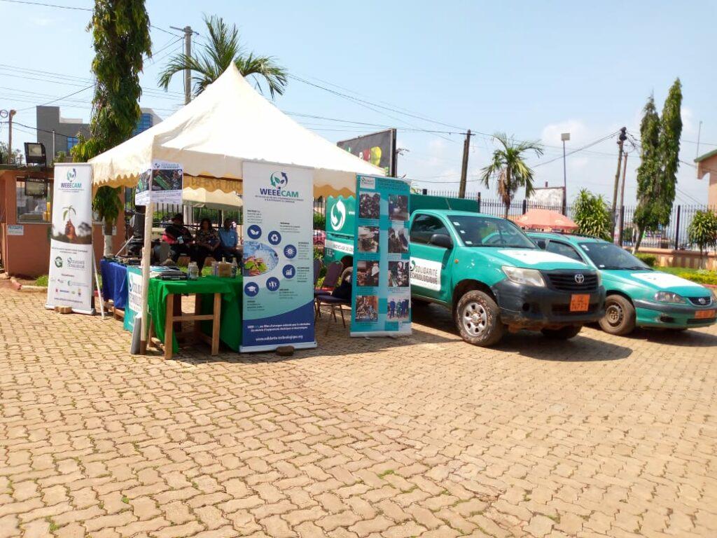 Stand de Solidarité Technologique à l’esplanade de la Mairie de Yaoundé 4 à l'occasion de la Journée Mondiale de l'Environnement